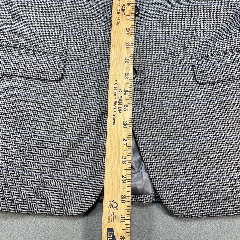 Lauren Ralph Lauren Men's 42R Sport Coat Blazer Gray Houndstooth